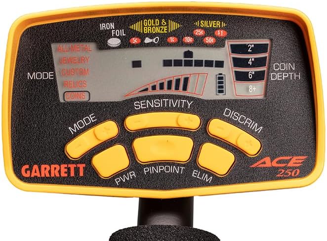 Panel de control Garrett ACE 250
